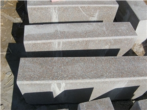 G368 Granite,Wulian Red Granite Kerbstone