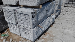 Granite Wall Stone Made in China, G341 Grey Granite Mushroom Stone