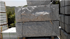 Granite Wall Stone Made in China, G341 Grey Granite Mushroom Stone