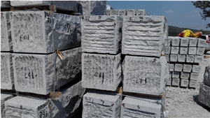 Granite Wall Stone Made in China, G341 Grey Granite Mushroom Stone