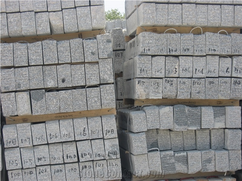 Grey Granite Kerb for Germany Market, G341 Yellow Granite Kerbs