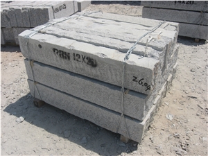 Grey Granite Kerb for Germany Market, G341 Yellow Granite Kerbs