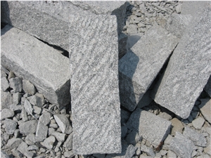 Handwork Rough Granite Curbstone, G341 Grey Granite Curbstone