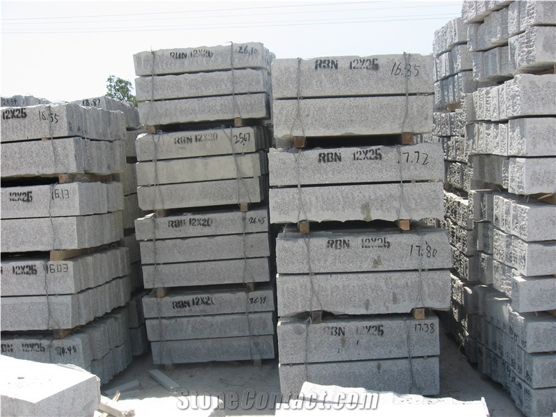 Kerb Stones from China, G341 Grey Granite Kerb Stones
