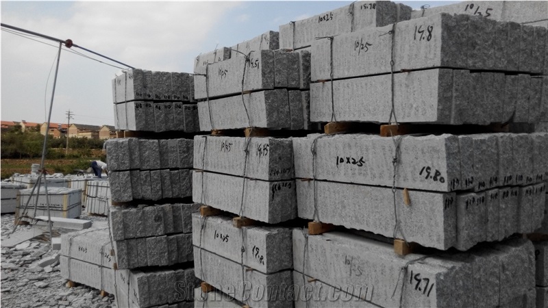 Kerbstone for Germany Market,G341 Grey Granite Kerbs
