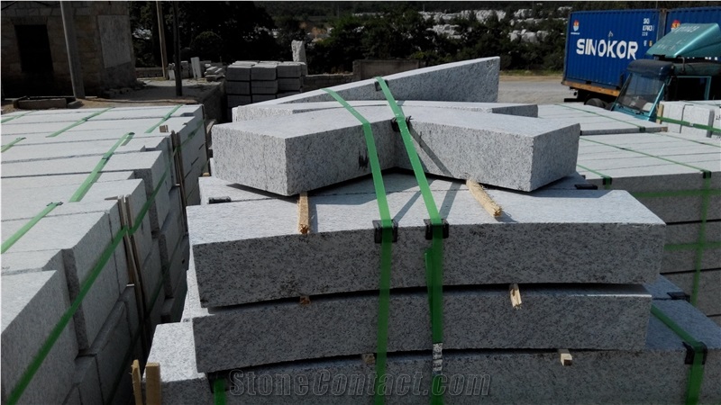 Machine Cut Curved Kerb,White Granite Curved Kerb, G359 White Granite Kerbs