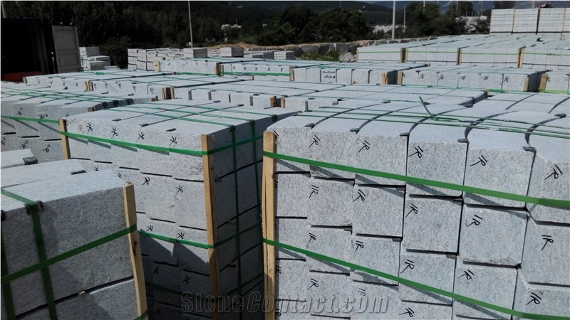 Machine Cut Curved Kerb,White Granite Curved Kerb, G359 White Granite Kerbs