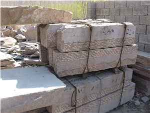 V12 V17 Red Granite Kerbstone for Finland Market, G354 Red Granite Kerbs