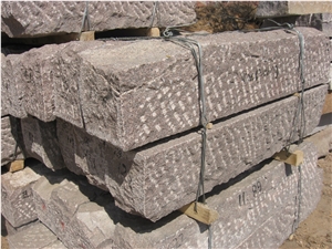 V22 Red Granite Kerbstone for Northern Europe, G354 Red Granite Kerbs