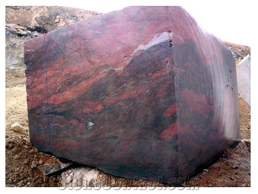 Red Hollywood Granite Blocks, Brazil Red Granite