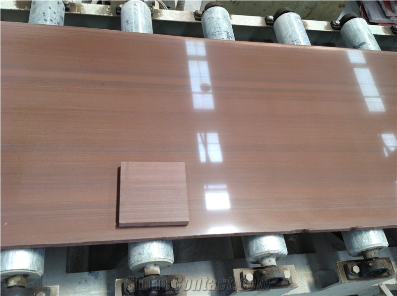 Red Wooden Sandstone Slabs & Tiles , Red Wooden Vein Sandstone