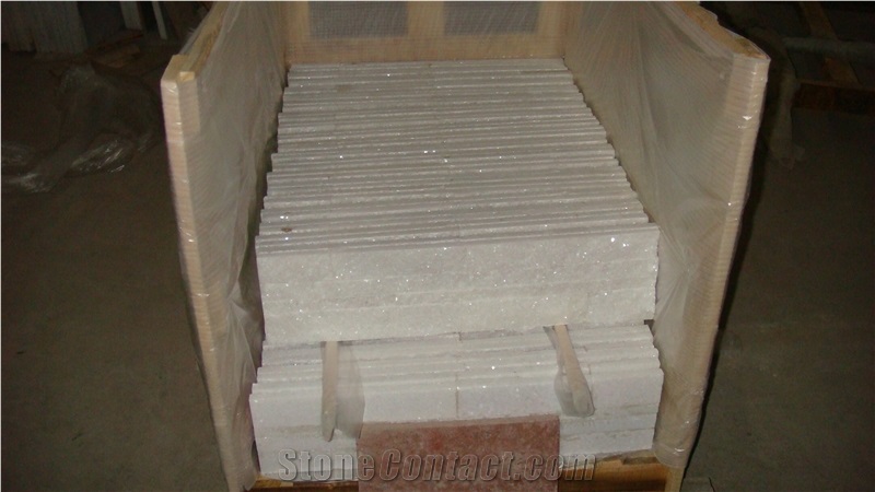 Sichuan Crystal White Marble Cultural Stone
