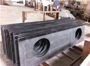 Black Pearl Granite Vanity Top/Bathroom Counterops/ Custom Vanities / Bath Tops