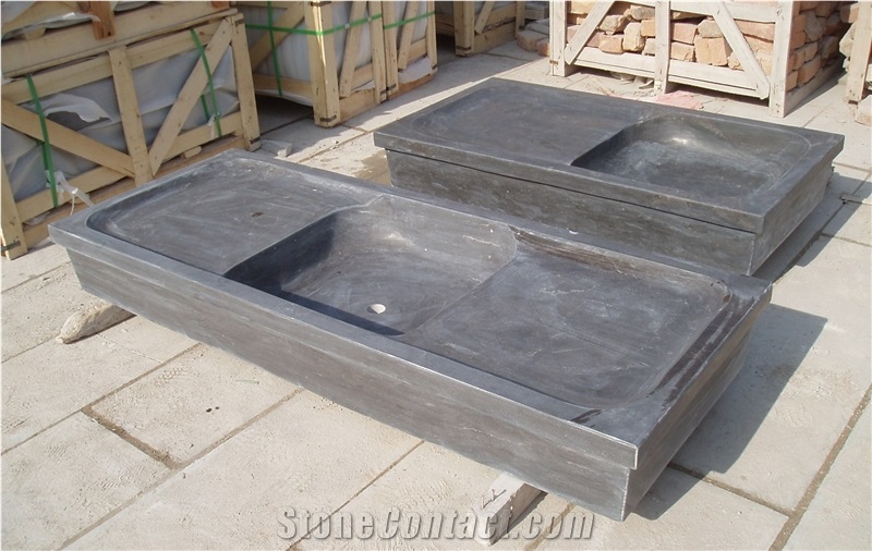 China Blue Limestone Slabs & Tiles