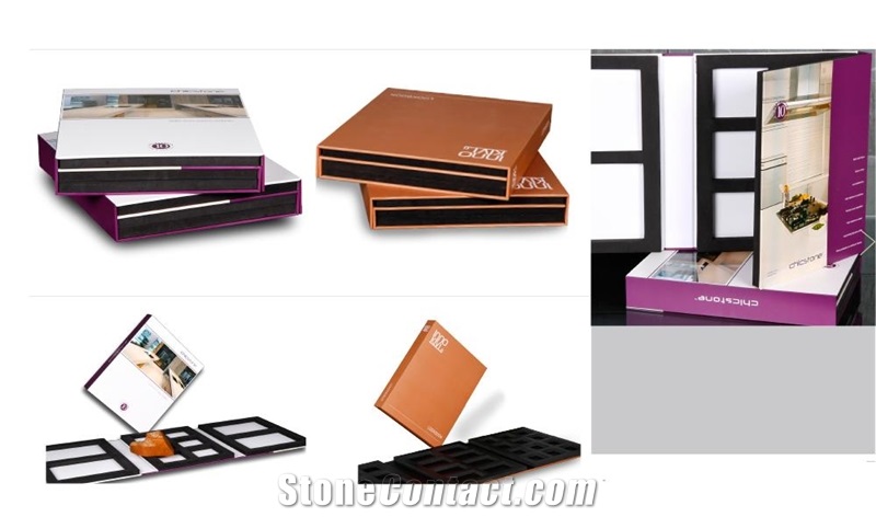 Cardboard Sample Display Book,Stone Sample Catalogue