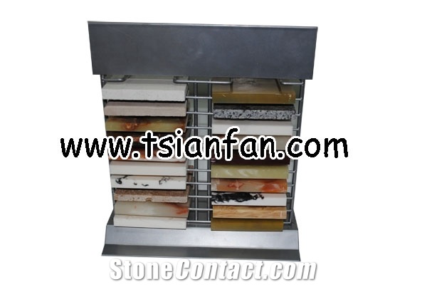 Sr010 2 Rows Metal Tower Display Rack
