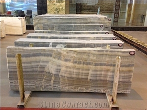 Gray Onyx Slabs & Tiles, China Grey Onyx Slabs & Tiles