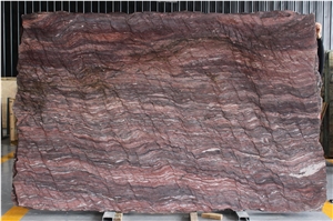 Revolution Wave Quartzite Slabs & Tiles, China Red Quartzite