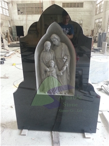 Absolute Black Granite Monument,Family Monuments