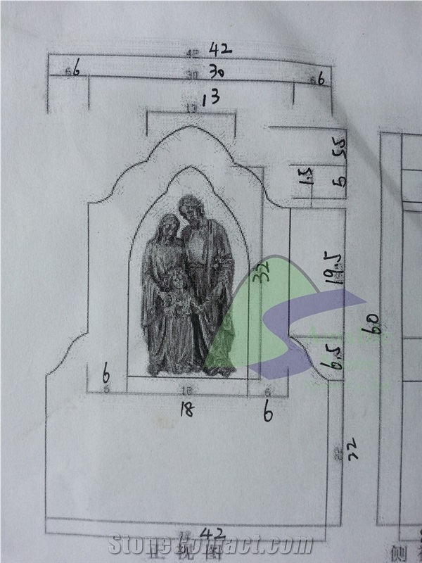Absolute Black Granite Monument,Family Monuments