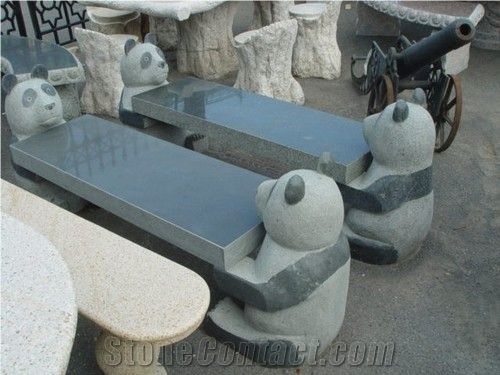 Creative Morden G654 Black Granite Panda Bench