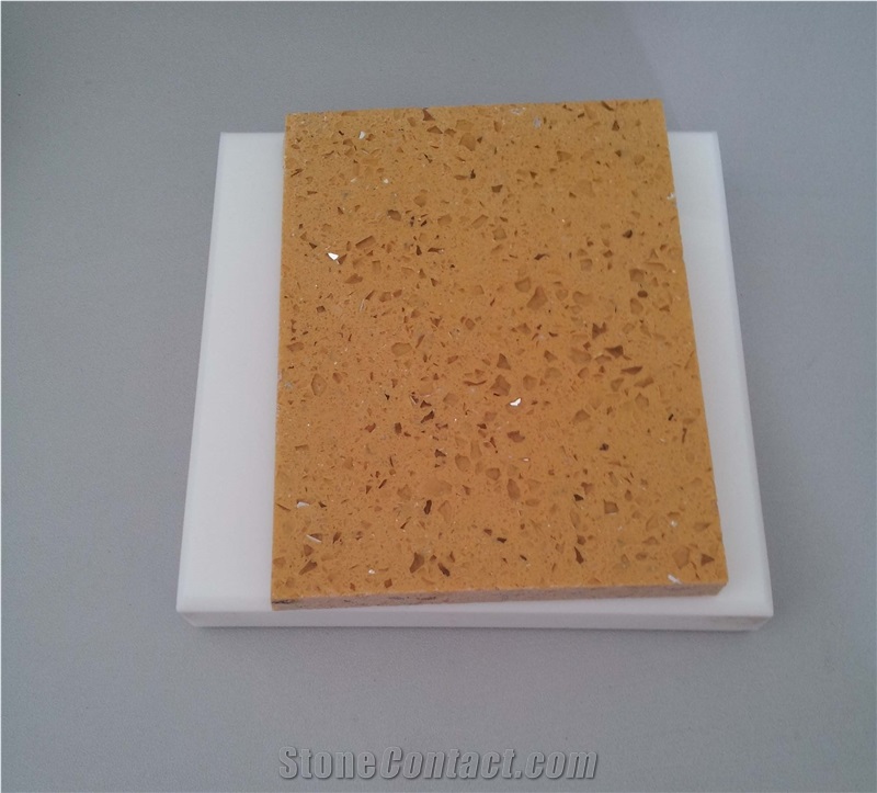 Orange Sparkle Quartz Stone