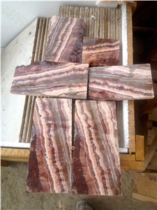Cardinal Red Onyx Blocks, Mexico Red Onyx