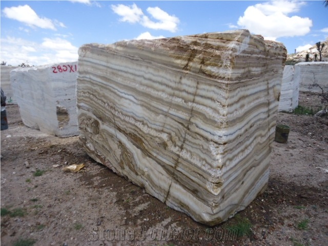 Pharaoh Onyx Blocks, Mexico Brown Onyx