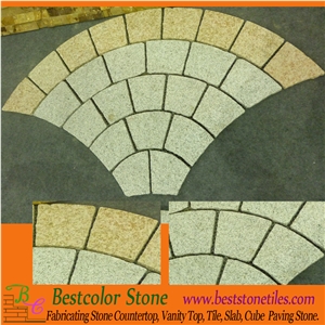 G603 Silver Grey & G682 Rusty Granite Interlock Meshed Pattern Cobbles G603 Silver Grey & G682 Rusty Granite Interlock Meshed Pattern Cobbles