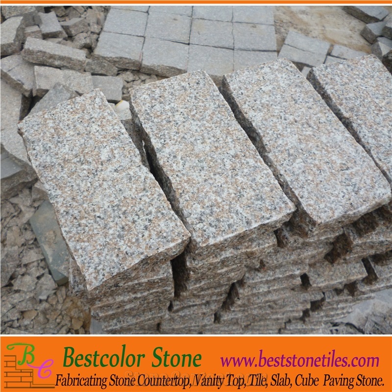 G648 Red Granite Paving Stone,G648 Red Granite Cube Stone, G648 Red Granite Pavers, G648 Red Granite Paving