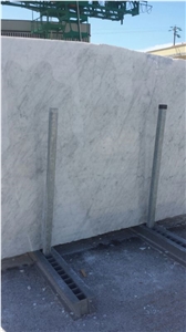 Bianco Carrara Cd Marble, Italy White Marble Block