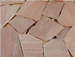 Flagstone Polygonal  Yellow Quartzite Flagstone Hand Cut