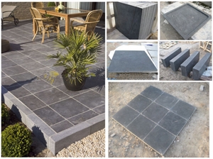China Blue Limestone Paving Tile