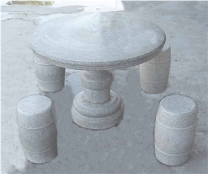 Granite Table and Benches