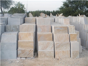 Yellow Quartzite Tiles, Flooring Tiles
