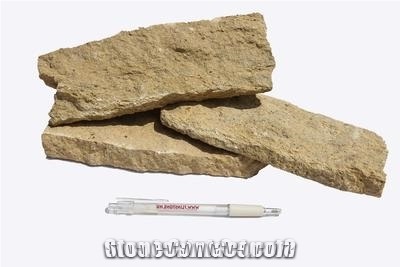 Gold Mediterranean (6-8), Yellow Marble Building & Walling, Veneer Stone, Wall Cladding