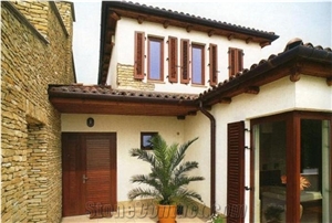 Mediterranean Gold Building & Walling, Veneer Stone, Wall Cladding