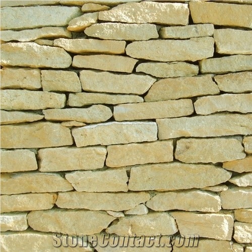Mediterranean Gold Building & Walling, Veneer Stone, Wall Cladding