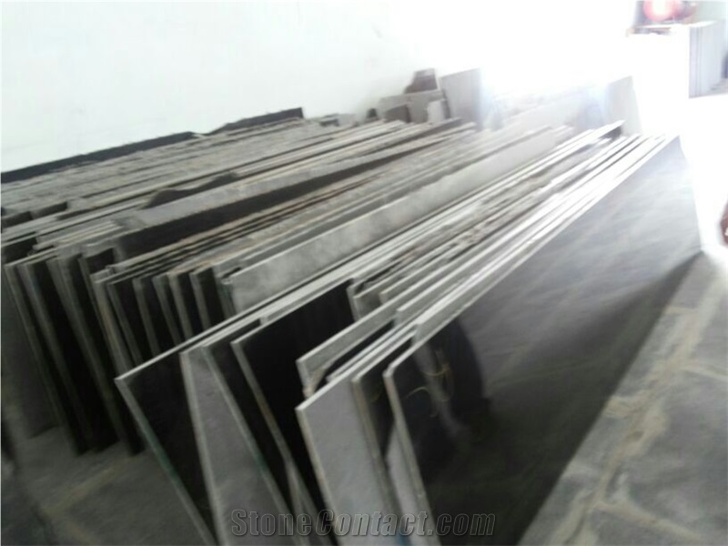Black Galaxy Granite Block, India Black Granite