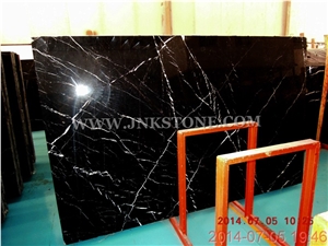 China Marquina Black Marble Slabs & Tiles