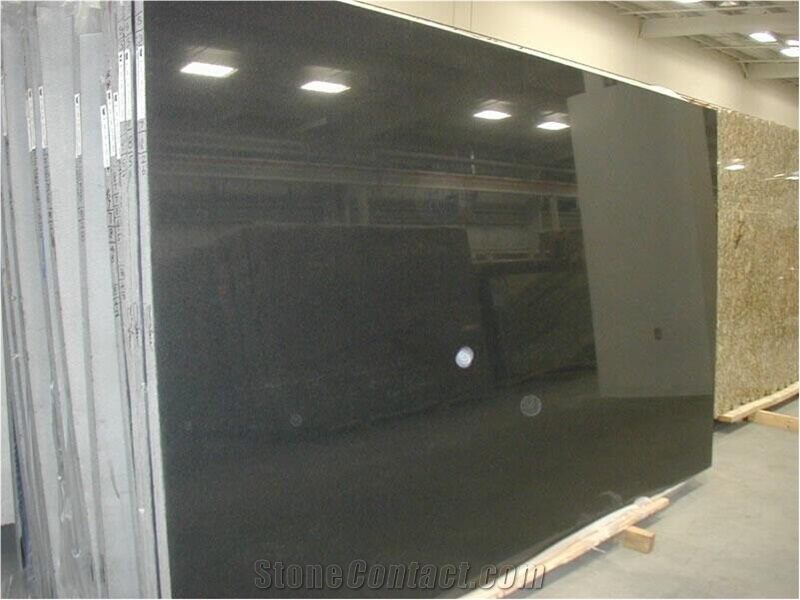 G654 Black Granite Slab