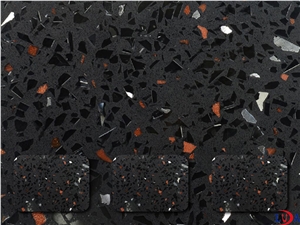 Black Zircon Quartz Stone