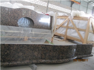 Wellest Baltic Brown Granite Vanity Top,Countertop, Bath Top,Natural Stone