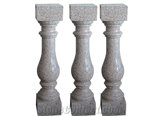 Wellest Beige Granite Baluster,Balustrade&Railings,China Granite,G682 Sunset Yellow Light Rusty,Model No.Gb027