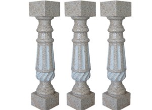 Wellest Beige Granite Baluster,Balustrade&Railings,G682 Sunset Yellow Light Rusty,Model No.Gb013