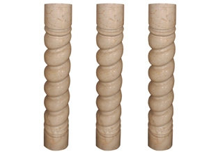 Wellest Beige Marble Baluster,Balustrade&Railings,Cream Marfil Marble,Model No. Mb010 Wellest Beige Marble Baluster,Balustrade&Railings,Cream Marfil Marble,Model No. Mb010