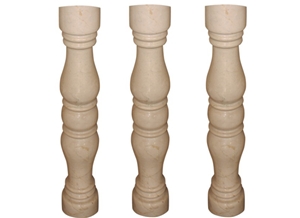 Wellest Beige Marble Baluster,Balustrade&Railings,Model No. Mb007
