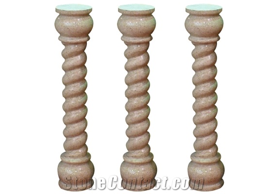 Wellest Beige Marble Baluster,Balustrade&Railings,Model No. Mb023