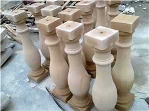 Wellest Beige Sandstone Baluster,Balustrade&Railings,China Sandstone, Model No.Sb003