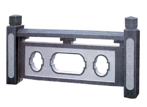 Wellest Black & Dark Grey Granite Fence,China Granite,G654 Sesame Black Fence,Model No.Gb036